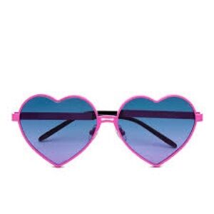 Wildfox Pink Heart-Shaped Sunglasses